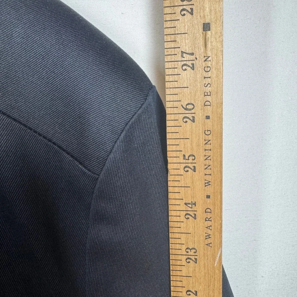 Armani Exchange Men's Navy‎ Blue Two Button Blazer Jacket Modern Casual Sz Large